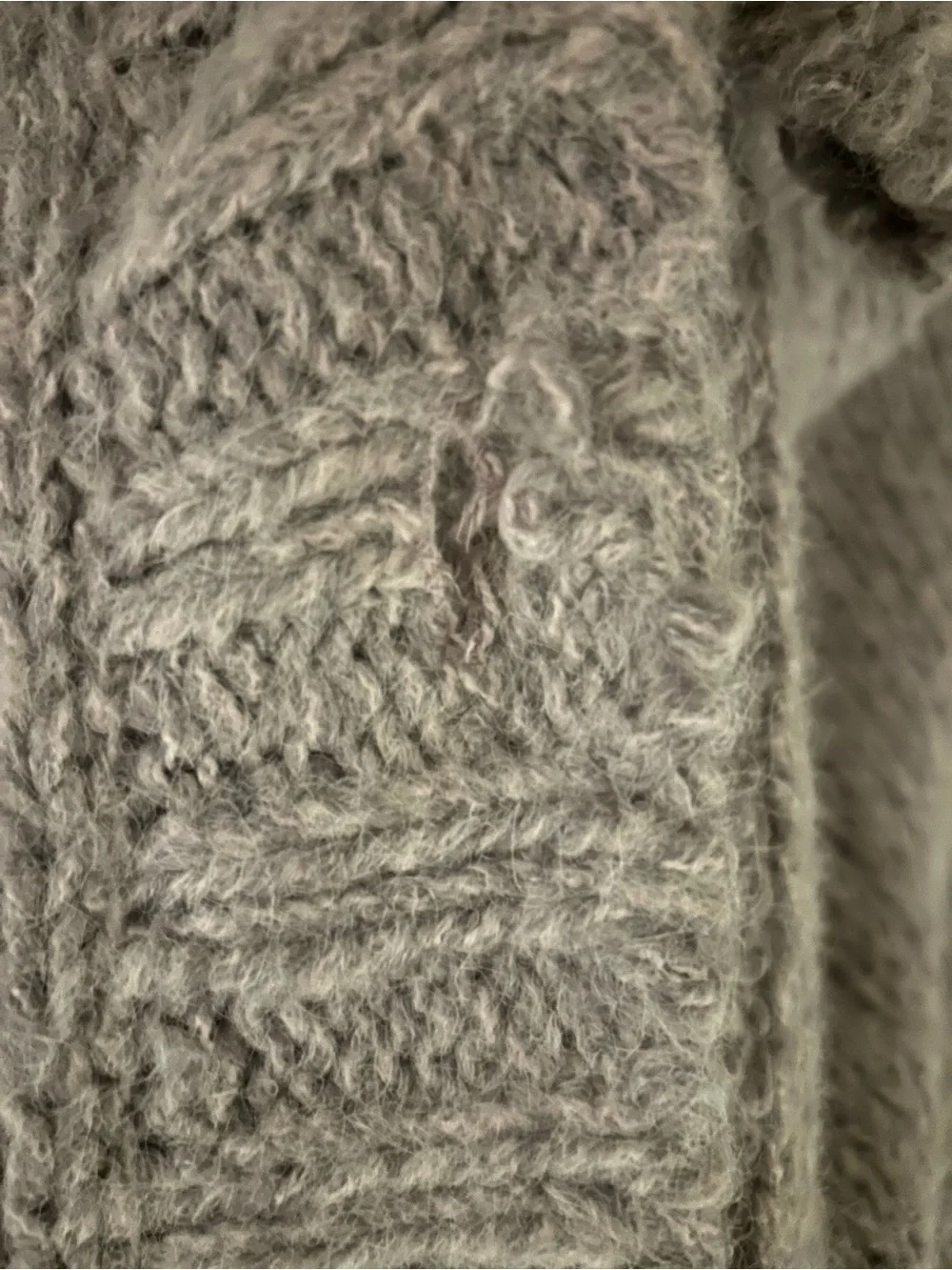 Meijong Park Lavender Chunky Knit Button-Front Sweater - Picture 5 of 5